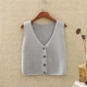 Áo len nữ không tay Áo len hàn quốc nữ mùa thu 2019 nhỏ vest nữ vest ngắn ngoài áo len thủy triều - Đan Cardigan