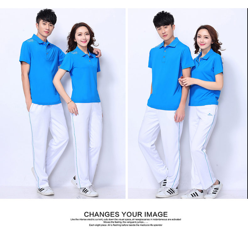 Jinguan 19 mới áo thun cotton quần nam và nữ cỡ lớn nửa tay áo Jiamusi nhóm nhảy vuông mua đồ thể thao - Thể thao sau bộ áo gió thể thao nam
