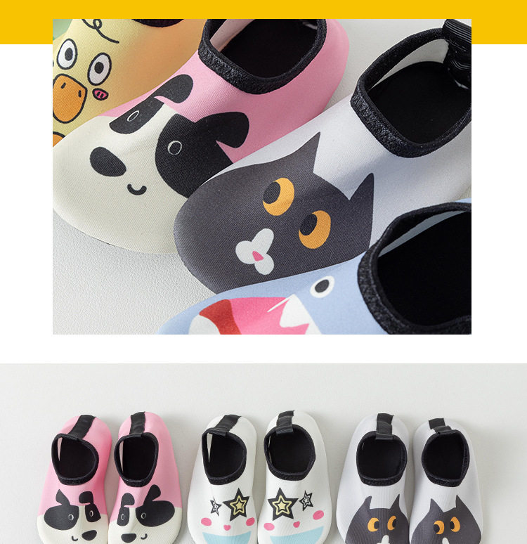 儿童沙滩鞋防滑女男童速干水上乐园溯溪鞋宝宝室内户外涉水地板袜 — 9