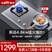 Vantage i10064A stainless steel gas stove double stove household gas stove embedded liquefied gas gas stove