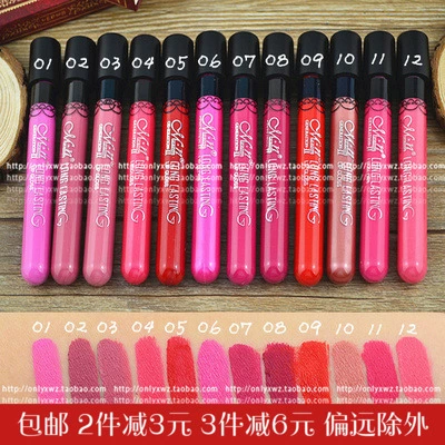 Miele không dính không dính không thấm nước dạng lỏng nhung mờ son môi chính hãng nhuộm son môi son bóng - Son bóng / Liquid Rouge