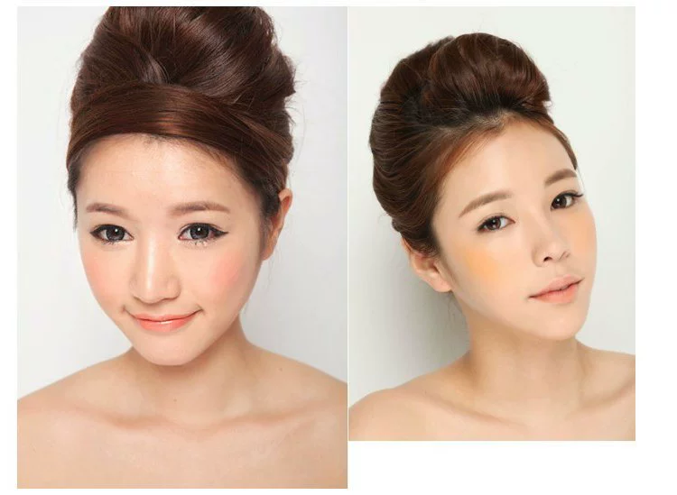 Authentic Mẹ nhà thiếu nữ đơn sắc đỏ mặt sửa chữa rouge sáng hồng phấn má 3ce rose beige