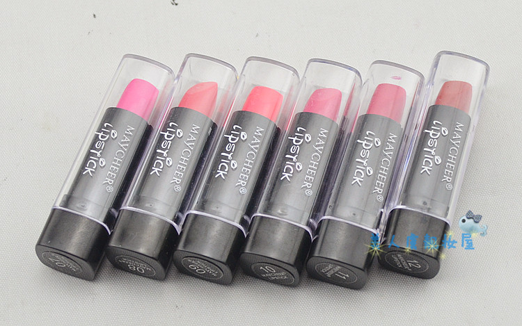12 gói Beauty MA MAYACHER thỏi son mẫu mini Son môi chống thấm nước dưỡng ẩm không dễ tẩy - Son môi black rouge ver 3