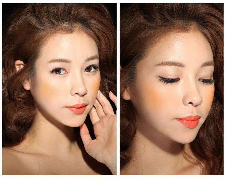 Authentic Mẹ nhà thiếu nữ đơn sắc đỏ mặt sửa chữa rouge sáng hồng má hồng dạng kem innisfree