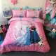Bông Hello Kitty gia đình kt bốn chải Holle bông chăn chào con mèo cô gái cô gái Sheets - Bộ đồ giường bốn mảnh