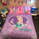Bông Hello Kitty gia đình kt bốn chải Holle bông chăn chào con mèo cô gái cô gái Sheets - Bộ đồ giường bốn mảnh