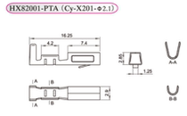 Red Star HXH connected terminal Cy-X201-2 1 HX82001-PTA disc 4000
