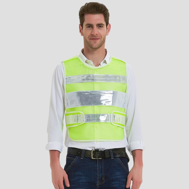 Reflective vest vest safety clothes traffic car annual inspection reflective vest night riding can print yellow vest