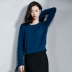 [99 nhân dân tệ] Áo len dệt kim Van Gogh 2017 phiên bản mới của Hàn Quốc áo len lỏng tay áo sơ mi nữ áo form rộng Áo / áo thun