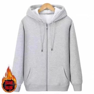 The tail goods pick-up counter has withdrawn the big-name foreign trade zipper cardigan hooded velvet sweatshirt for women in autumn and winter plus size coat