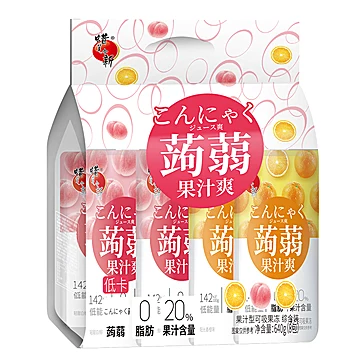 【可签到】蜡笔小新蒟蒻果汁爽可吸果冻640g