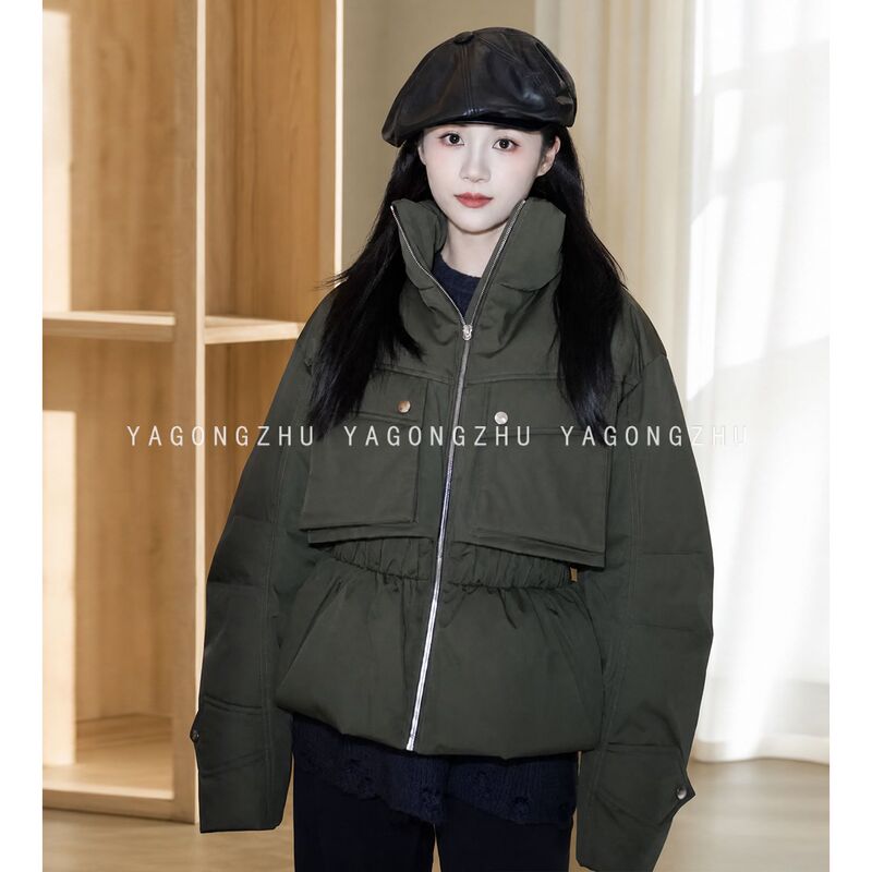 Anxi Yue Same Style Military Green down Jacket 5 Anxi Yue Same Style Military Green down Jacket 5