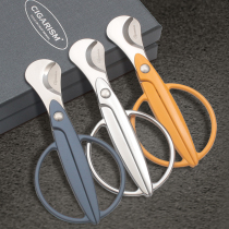 CIGARISM cigar scissors large handle sharp scalpel grade stainless steel material comes with scissor cover