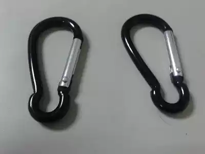 Black gourd-shaped mountain climbing buckle black aluminum gourd buckle gourd-shaped mountaineering chain key chain