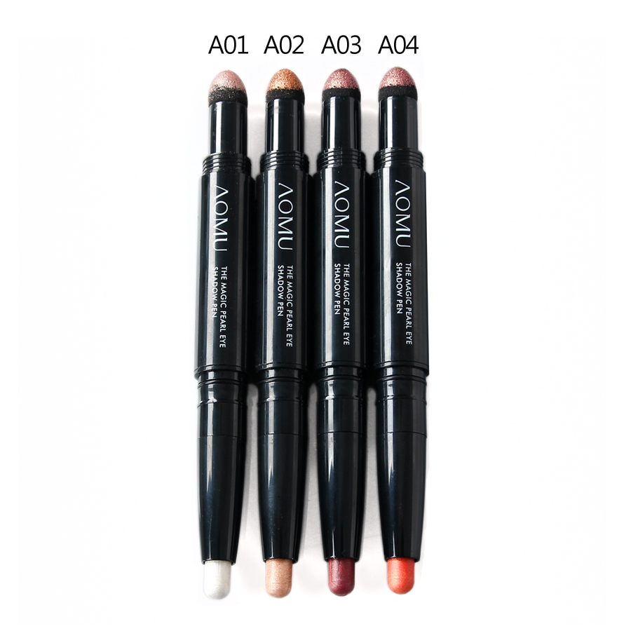 Double-headed pearlescent eyeshadow pen Dual-use high-gloss silkworm pen Waterproof non-smudge beginner female eye under the corner of the eye brightening