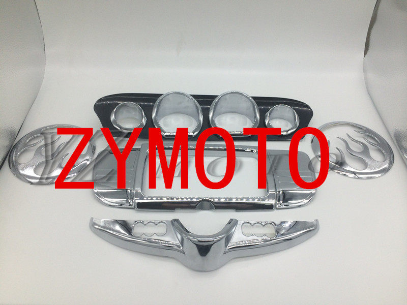 Harley grand glide Street glide extreme glide 14-17 Electroplated instrument decorative cover set modification accessories