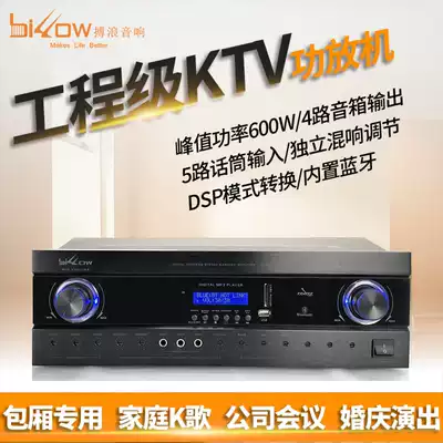 American beat wave high power home Bluetooth KTV audio conference computer TV karaoke stage power amplifier