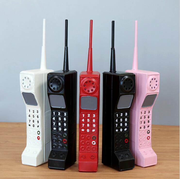 Simulation Nostalgia Retro Great Mobile Phone Model Black Iron Art Big Mobile Phone Swing photo photo photo props