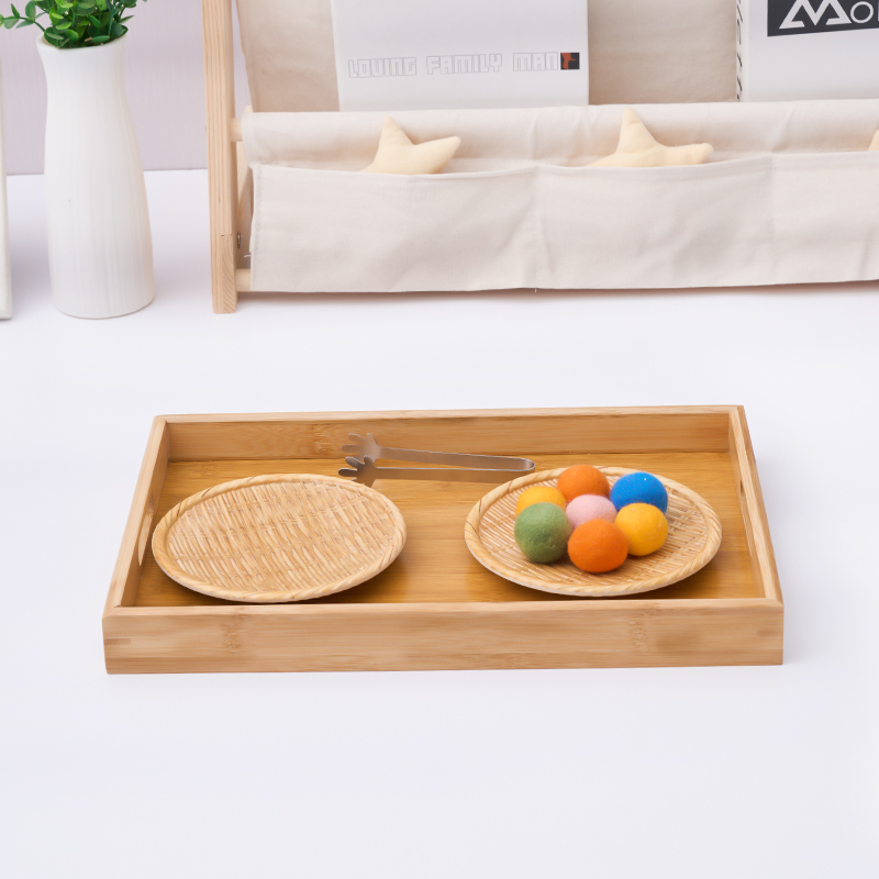 Early teaching kindergarten Mons teaching tools Children's hand training jacket game Colorful wool ball cognition 3 - 6 years old