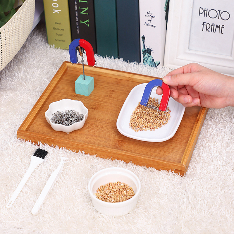 Kindergarten Montessori early education puzzle magnet magnet toy daily life science exploration children Montessori