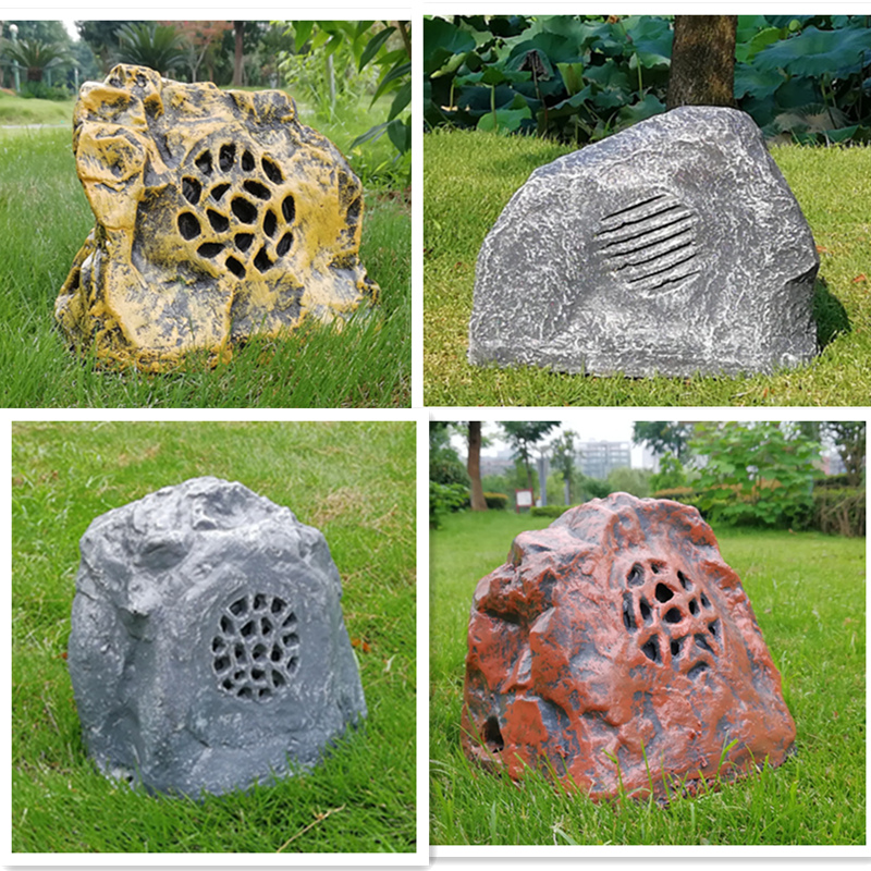 Lawn Speaker Community Park Landscaped Stone Courtyard Meadow Sound Outdoor Waterproof Trumpeter Speaker