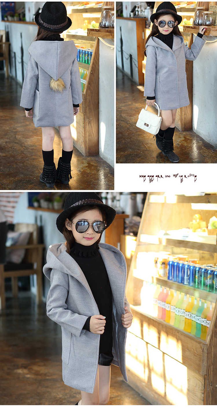 Manteau pour fille en laine - Ref 2161845 Image 21