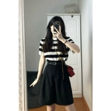 Черный тонкий костюм, шорты, летние штаны для отдыха, большой размер, высокая талия, свободный прямой крой