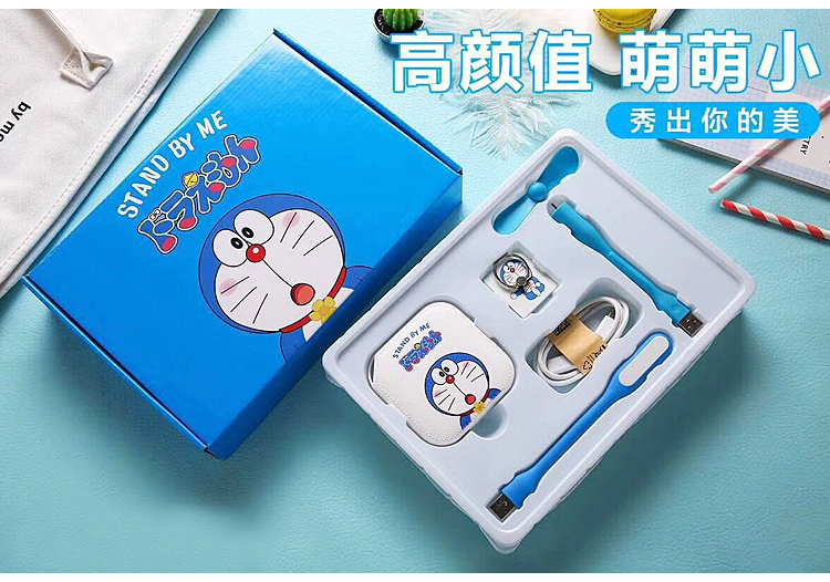 Phim hoạt hình 10000 mAh dễ thương 哆 một giấc mơ sạc kho báu phù hợp với nữ 5 mảnh sức mạnh di động của Apple Andrew - Ngân hàng điện thoại di động pin sạc