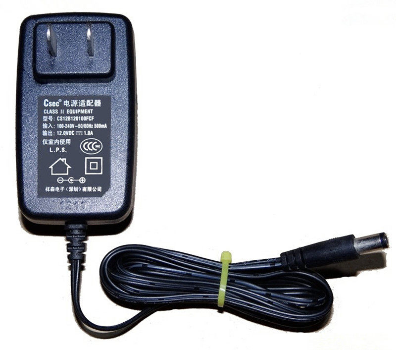 Original loaded Xiangsen electronic 12V1A power supply adapter model :CS12B120100FCF cat onboard box power