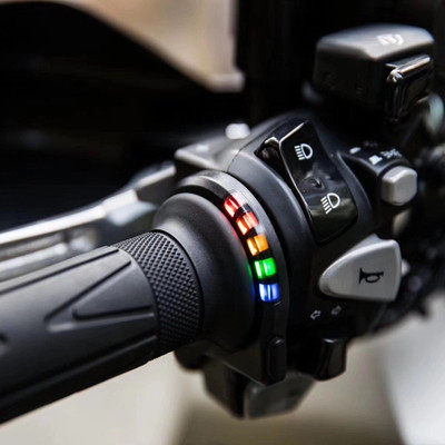 Japan KOSO locomotive handlebar heating one-piece warm electric heating handlebar 5 gear low voltage universal car