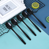 18cm book also long handle 500 liters cup bowl of milk tea commercial ice cream pudding yogurt stirring disposable spoon