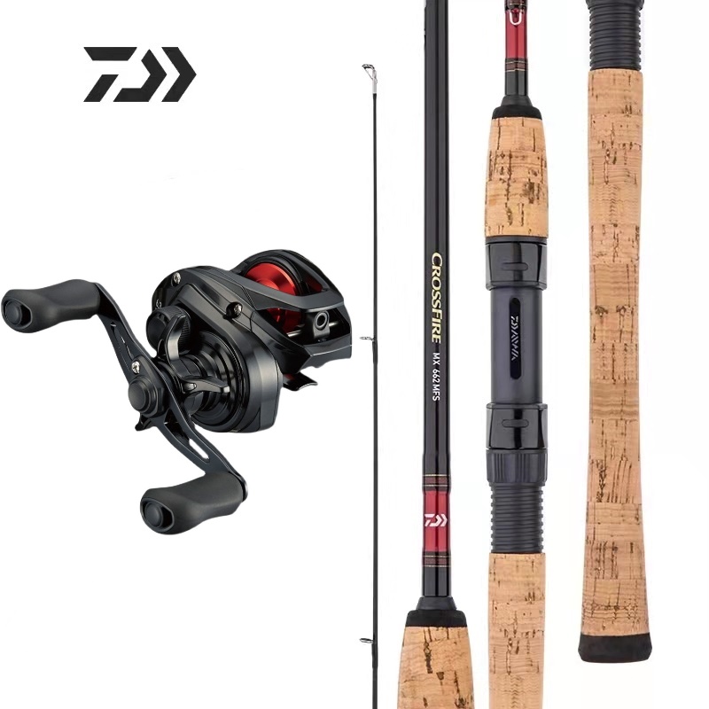 DAIWA and CROSSFIRE beating black carbon road sub-pole suit and road subpole micro-pole horse mouth pole