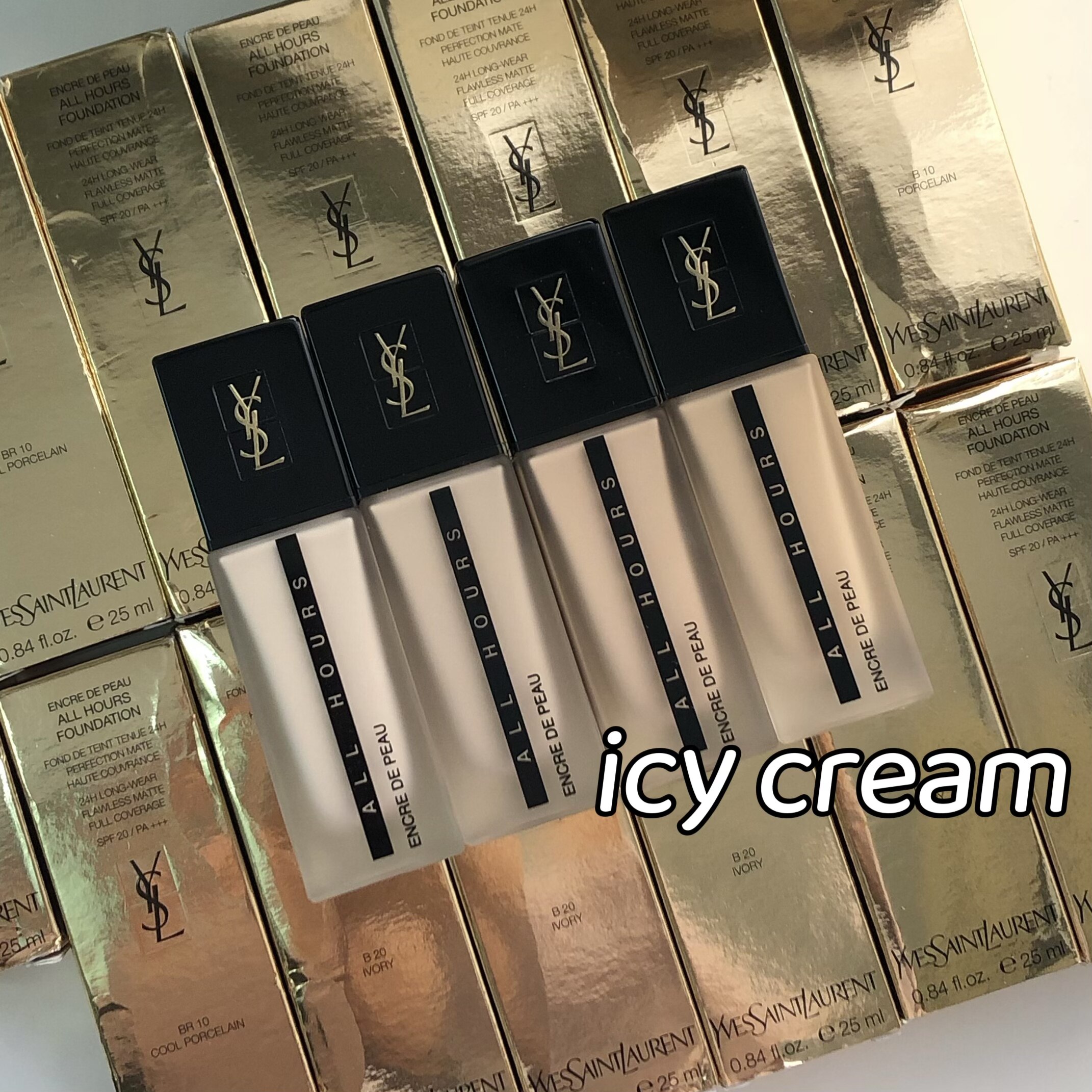 现货！YSL圣罗兰恒久无暇粉底液all hours 老版B05 B10 B20 BR10，性价比之王真的香吗？_粉底液_淘宝美妆网