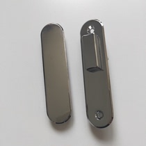 Folding door switch lock old model without lower rail small folding door latch lock toilet kitchen room sliding door push-pull door lock