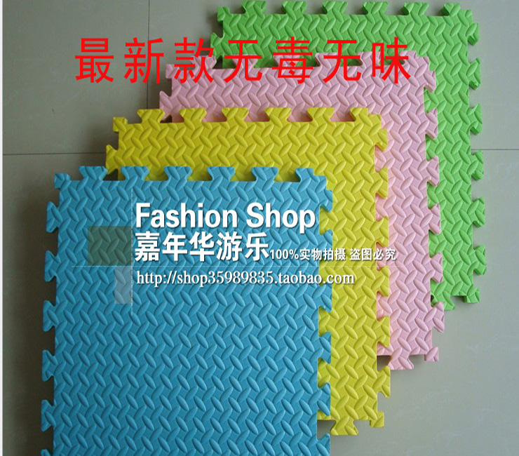 New leaf pattern safety foam mat Baby crawling mat Foam floor anti-slip mat EVA mat 100*100CM