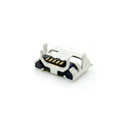 Micro USB Female In-Line MK5P Mic 5P Micro-B 5P Gold Plated