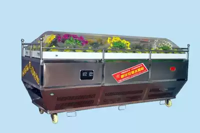 Unique shape Funeral home special ice coffin Crystal coffin refrigerated coffin Frozen coffin 17Q type ice coffin