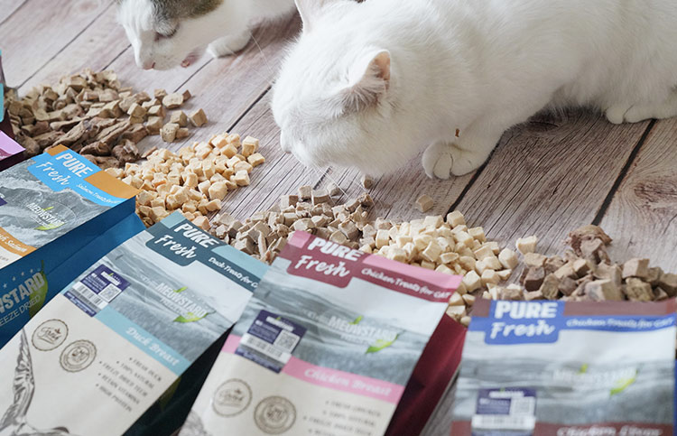 Zoo 达 snack đồ ăn nhẹ đông khô mèo ăn nhẹ thịt gà dải thịt vịt thịt cá hồi mèo thú cưng - Đồ ăn nhẹ cho mèo minino 1.3 kg