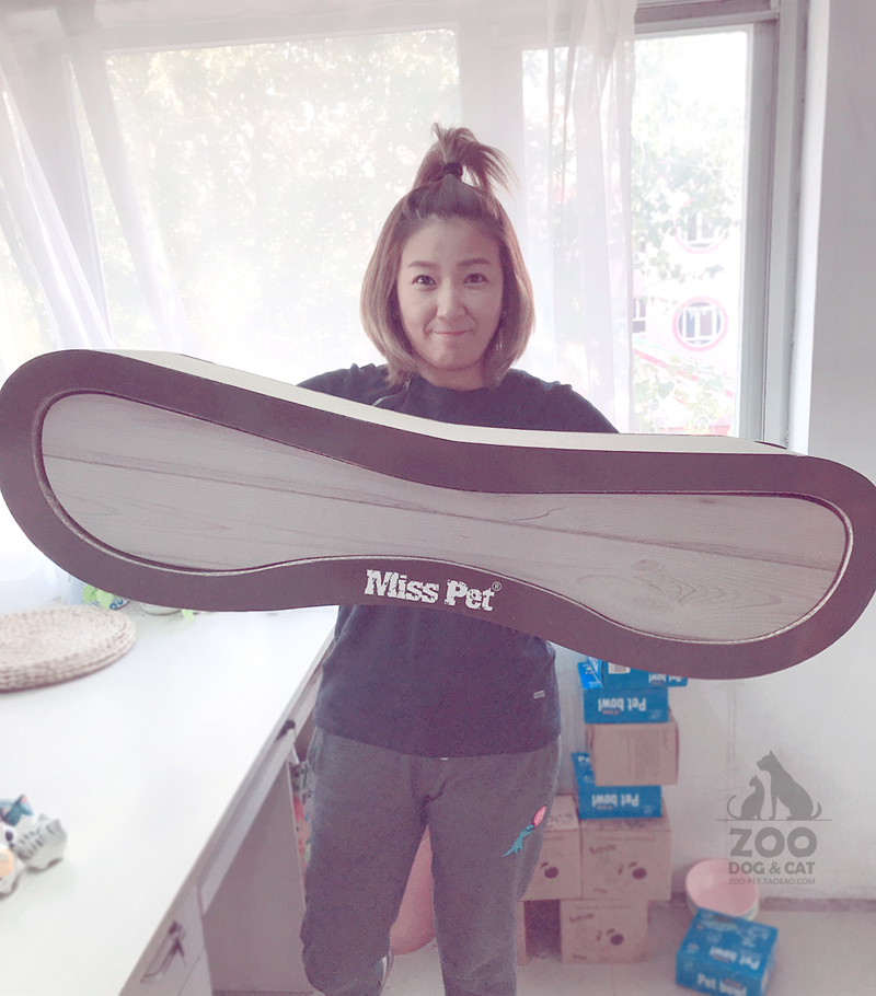 ZOO | MISSPET luxurious large cat grabbing board 2 dress kittens bunk bed corrugated cardboard grinding claw instrumental cat toy