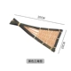 Black Triangle Bamboo Pad