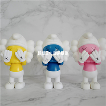 chn kaws trendy hand doll ornaments Tide brand model doll toy decoration Smurfs three colors complete