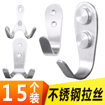 Clothing store bathroom stainless steel hook Single wall hook Multi-function hardware pendant iron hook