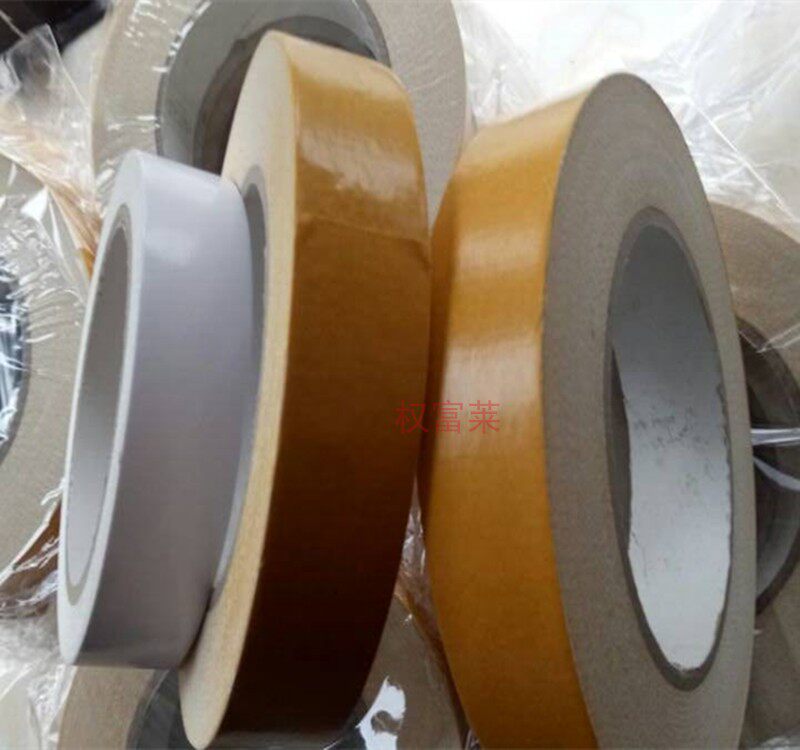 Manufacturer direct sales double-sided fabric tape 50MM*50M high viscosity strong cloth thickness 300un400un