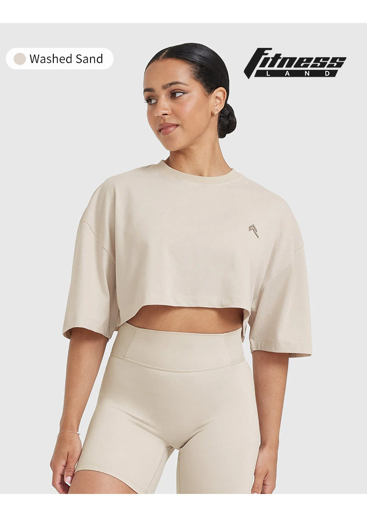 Покупка товаров ONER ACTIVE свободный краткое модель короткий рукав CLASSIC RELAXED CROP LIGHTWEIGHT 