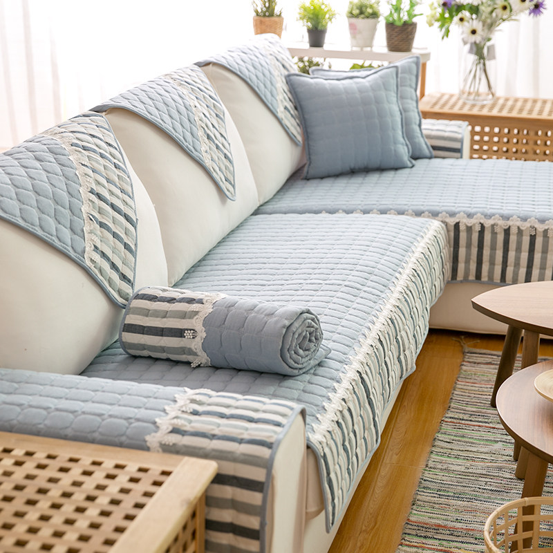 Cotton sofa cushion four seasons universal non-slip cushion Nordic simple modern sofa cover cover cloth cover towel customization