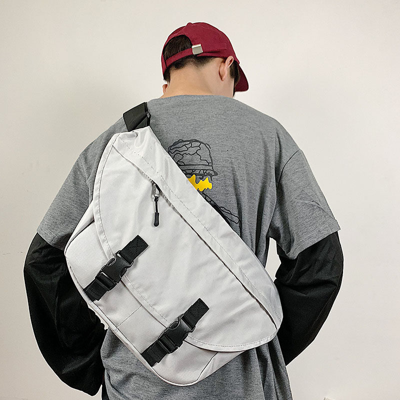 Sports Chest Bag Men Ins Superfire Slanted Satchel Trend Han Edition Large Capacity Student Single Shoulder Postman Bag Boys bag