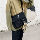 Трендовая сумка через плечо для отдыха, шоппер, школьный рюкзак, в корейском стиле