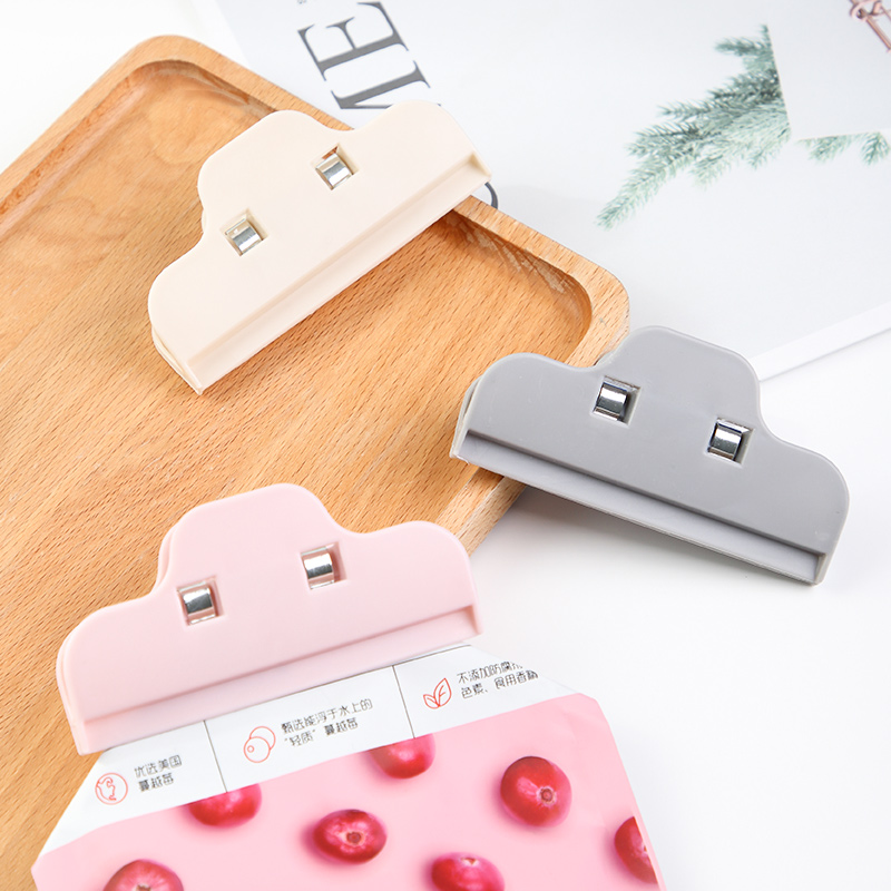 Home Food Seal mouth clip Freshness Clip Powerful Plastic Bag Clips Zero Food Milk Powder Pocket Clip Big Seal Bag Clip