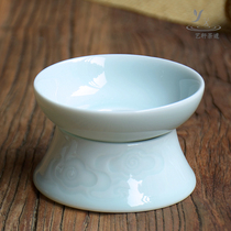 Yingqing tea leak tea filter Ceramic creative tea making Kung Fu tea set Zero matching tea filter tea leak set