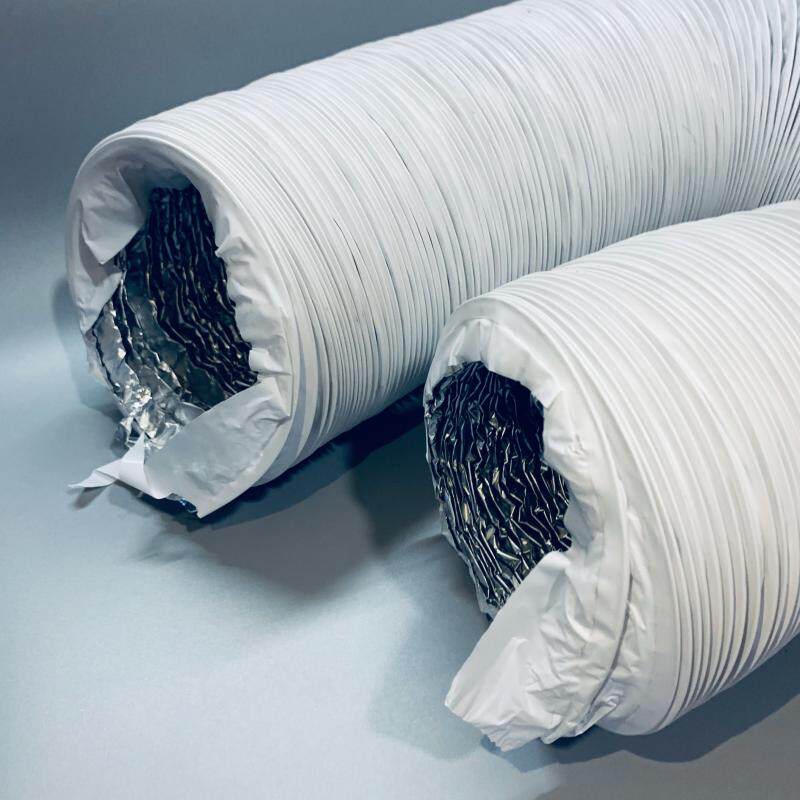 Thickened pvc aluminum foil composite pipe kitchen range hood smoke exhaust pipe telescopic vent pipe hose ventilator exhaust duct